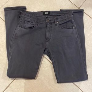 Paige Mens 31x30 Indigo Federal Stretch Flex Straight Leg Jeans USA